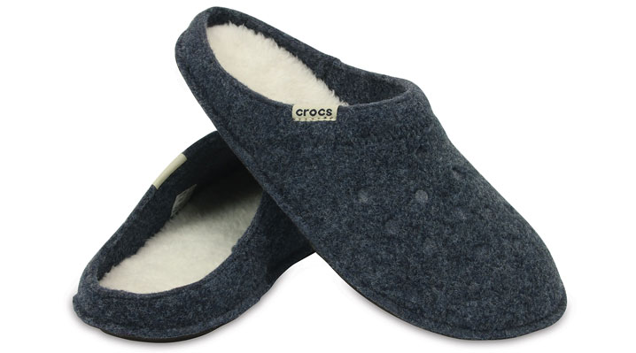 Crocs Classic Slipper - Soft Textile Fuzzy Slipper