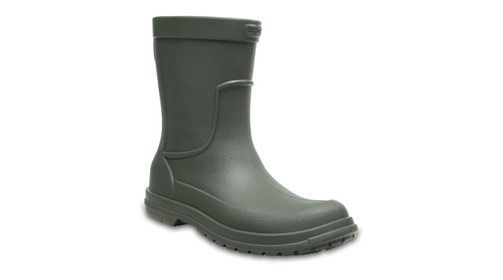 crocs rain boots mens