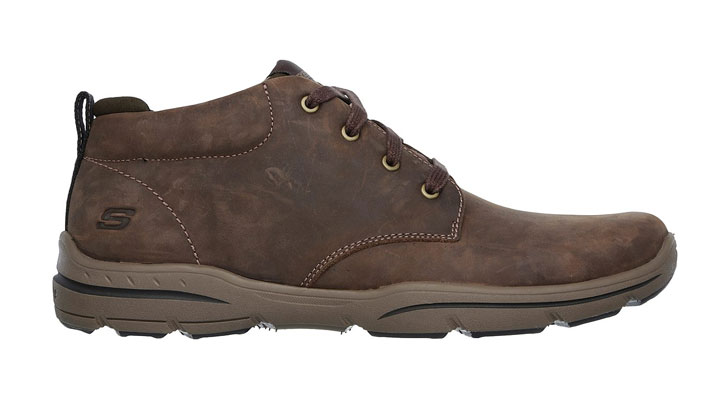 Skechers Mens Harper Melden Boot Chocolate UK 8 EUR 42 (64857)